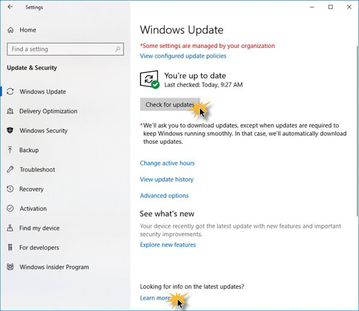 system service exception Update your Windows 10