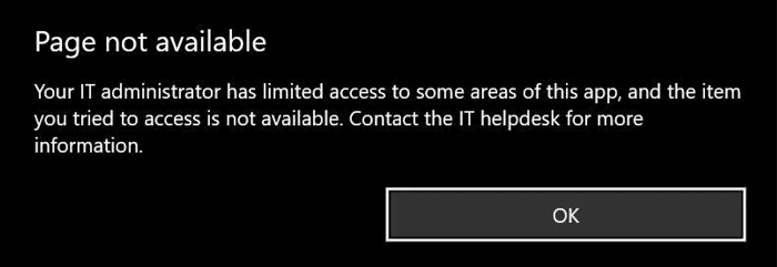 your it administrator has limited access