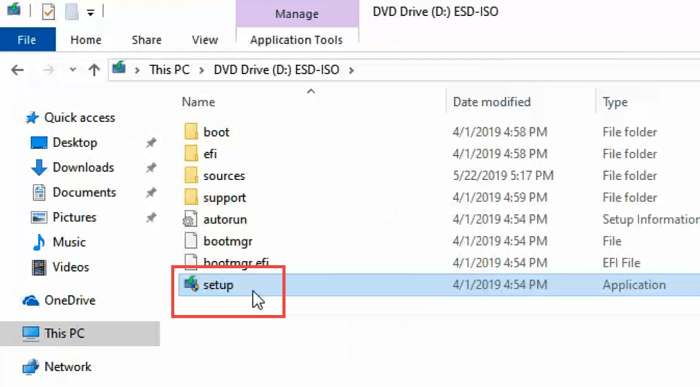 windows setup files