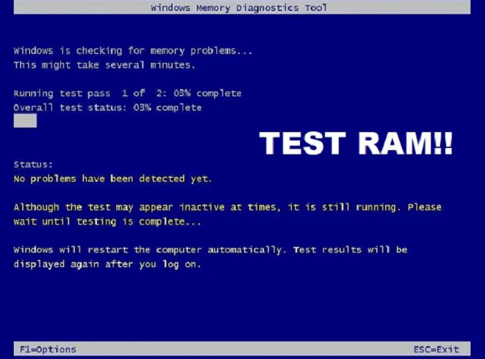 test bad ram