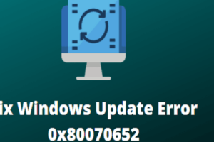  Windows error Code 0x80070652