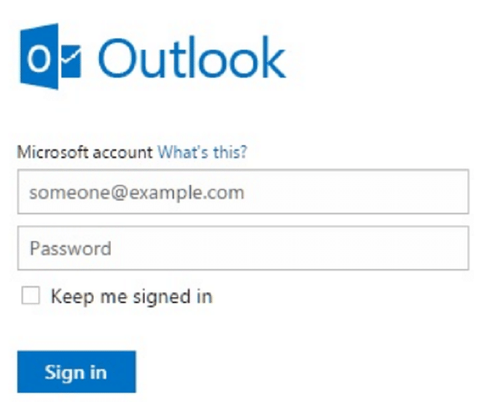 log out of icloud from Outlook