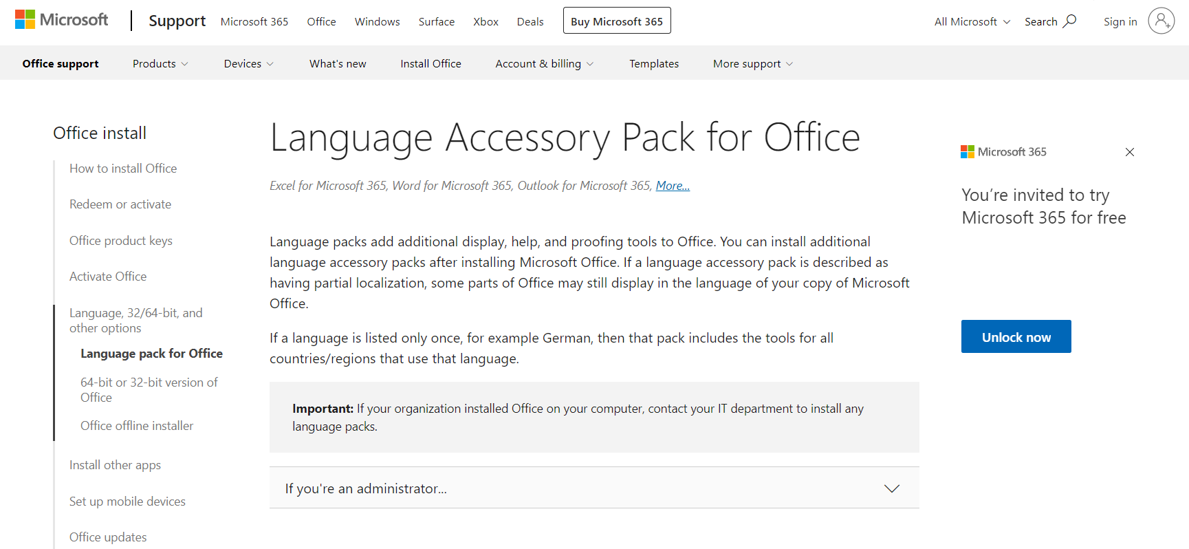 language accessory pack