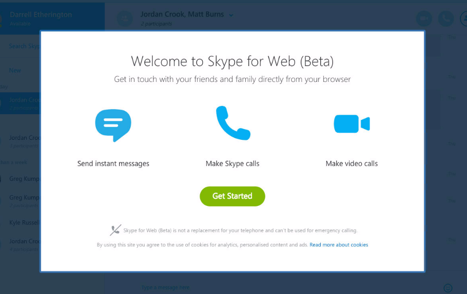 web skype