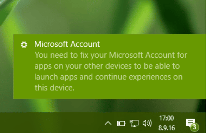 microsoft account for apps