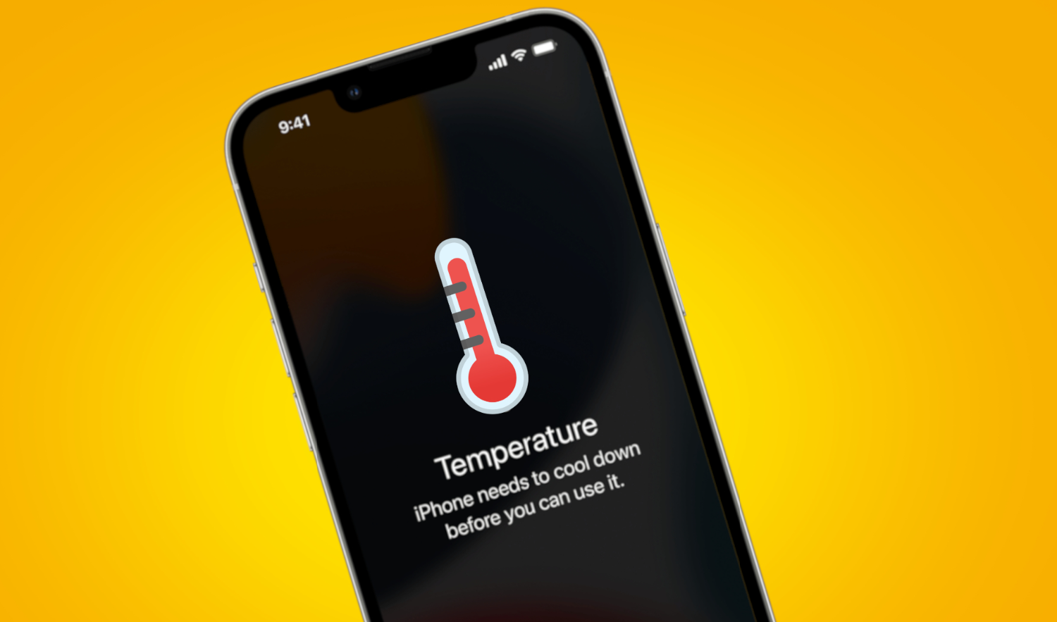avoid extreme temperatures