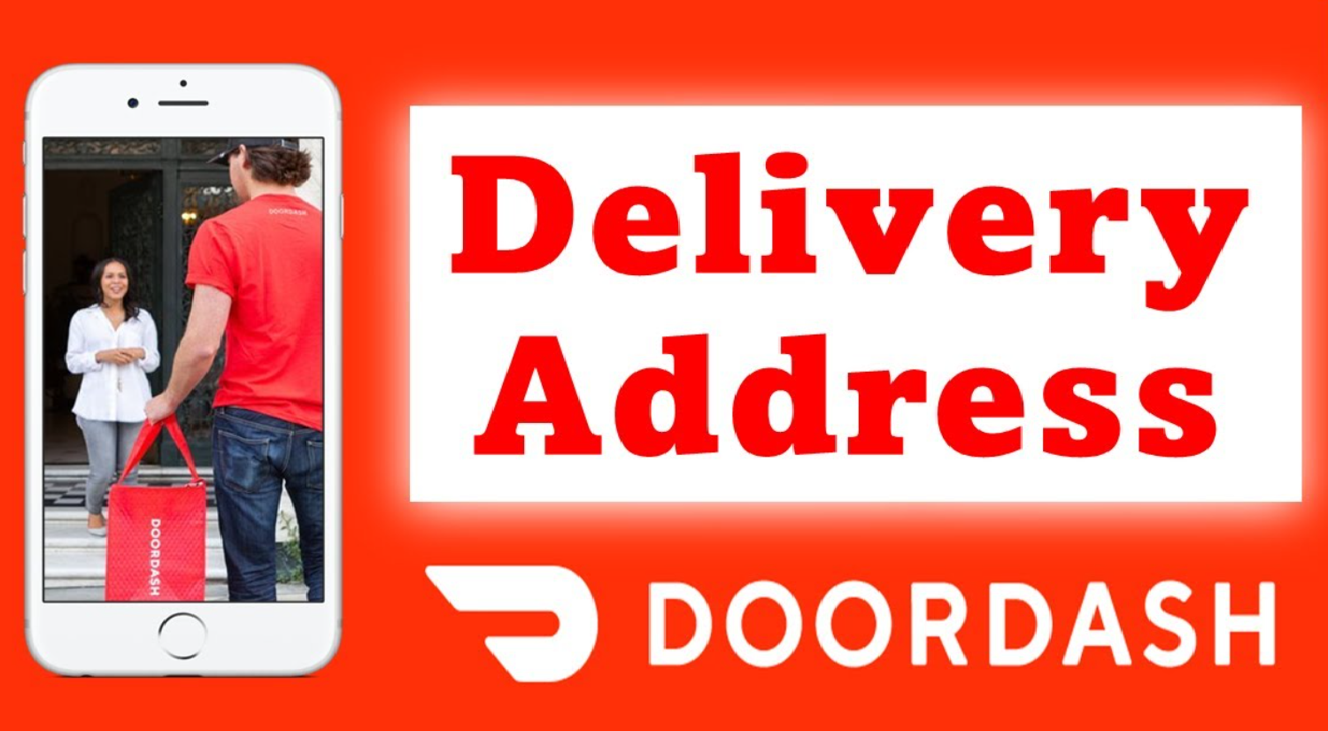 doordash displays delivery addresses