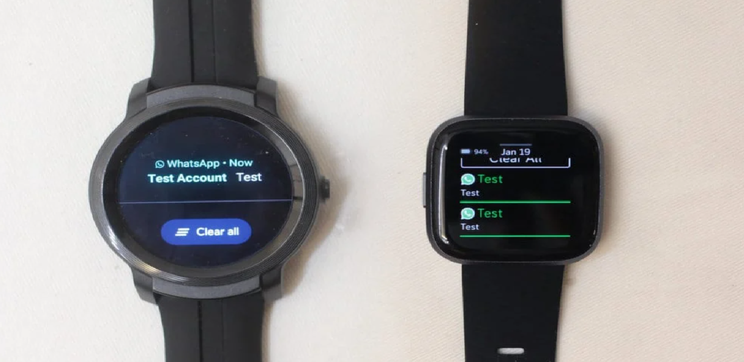 replying to texts from your smartwatch